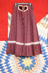 Vintage 1970s Gunne Sax red skirt
