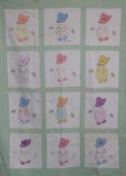 Vintage 1950's Sunbonnet Sue Quilt