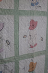 Vintage 1950's Sunbonnet Sue Quilt