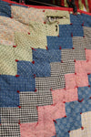 Vintage 1940's Folk Art Patchwork Quilt