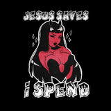 Unforgiven Jesus Saves I Spend Sticker