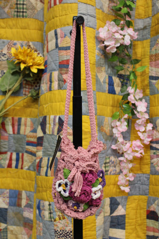 Rockin K Ranch Spring Flower Crotchet Bag
