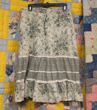 Vintage 1970s Floral Print Skirt