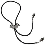 Kreepsville Bat Black Bolo Western Tie