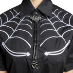 Kreepsville Bat Black Bolo Western Tie