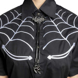 Kreepsville Bat Black Bolo Western Tie