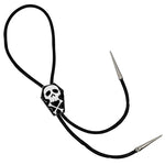 Kreepsville Coffin Skull Bones Bolo Western Tie