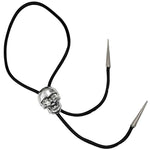 Kreepsville Skull Chrome Bolo Western Tie