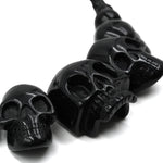 Kreepsville Skull Collection Necklace Black