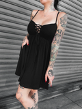 Foxblood Lollirot Babydoll Dress