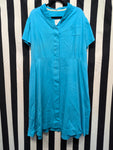 Vintage 60s Teal Volup Dress