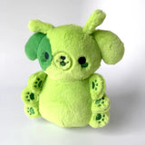 Bright Bat Design Alien Dog Nugget Keychain Plushie