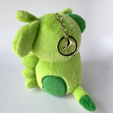 Bright Bat Design Alien Dog Nugget Keychain Plushie