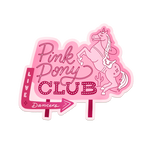 A Fink and Ink "Pink Pony Club" Vinyl Sticker