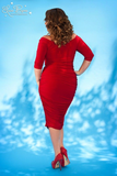 Gently Used Pinup Couture Monica Dress in Red