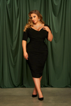 Gently Used Pinup Couture Monica Dress in Black