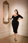 Gently Used Pinup Couture Monica Dress in Black