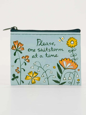 Blue Q Shitstorm Coin Purse