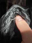 Vintage 20's Black and Iridescent Blue Beaded Bag