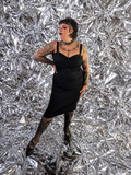 Gently Used Deadly Dames Dress Black Wiggle Dress