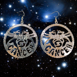 Vintage Astrological Sign Earrings