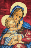 Vintage Mary and Baby Tapestry