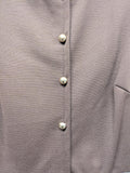 Vintage Volup 60s Brown Polyester Dress