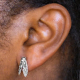 Nina Designs Sterling Silver Cicada Post Earrings