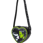 Rock Rebel Shop Bride of Frankenstein Stitch Heart Cross Body