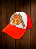 Reds Vintage Red Patch Hat - Bayern