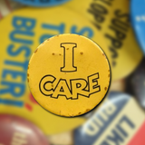 Vintage 1970 I Care Button