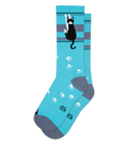 Gumball Poodle Blue Hanging Tuxedo Cat Gym Socks