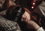 Lively Ghosts - Rest in Peace | Silk Sleep Mask in Black