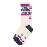 Gumball Poodle "Mommy Needs A Cigarette Gym" Gym Socks