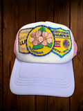Reds Vintage Pink Patch Hat - Michigan
