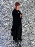 Vintage 1930s Black Velvet Coat