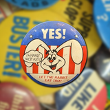 Vintage 1976 General Mills Trix Rabbit Button