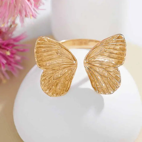Nina Designs BRONZE Adjustable Butterfly Wings Ring