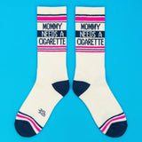 Gumball Poodle "Mommy Needs A Cigarette Gym" Gym Socks