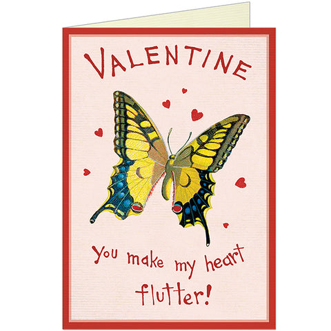 Cavallini & Co Butterfly Valentine's Day Card