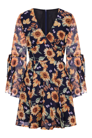 Hell Bunny Sunflower Mini Dress Shopabernathys Hell Bunny Sunflower Mini Dress Shopabernathys