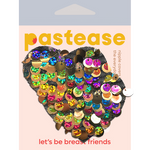 Pastease Multi Colored Sequin Heart Pasties