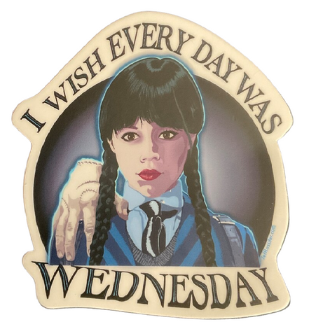 Jeff Lassiter Wednesday Vinyl Sticker