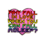 Jeff Lassiter Why Fall In Love..? Vinyl Sticker