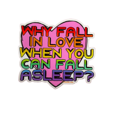 Jeff Lassiter Why Fall In Love..? Vinyl Sticker