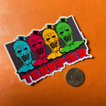 Jeff Lassiter Terrifier Art The Clown Vinyl Sticker