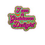Jeff Lassiter Goddamn Delight Vinyl Sticker