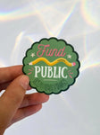 Outlet Orion Fund Public Education Vinyl Sticker