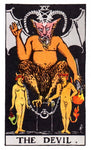 Tarot Card Stickers High Priestess Devil Lovers Fool