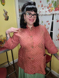 Vintage 1950&#39;s AS IS Pink Bedroom Jacket